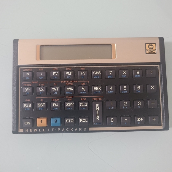 HP 12C Financial Calculator - Picture 1 of 2